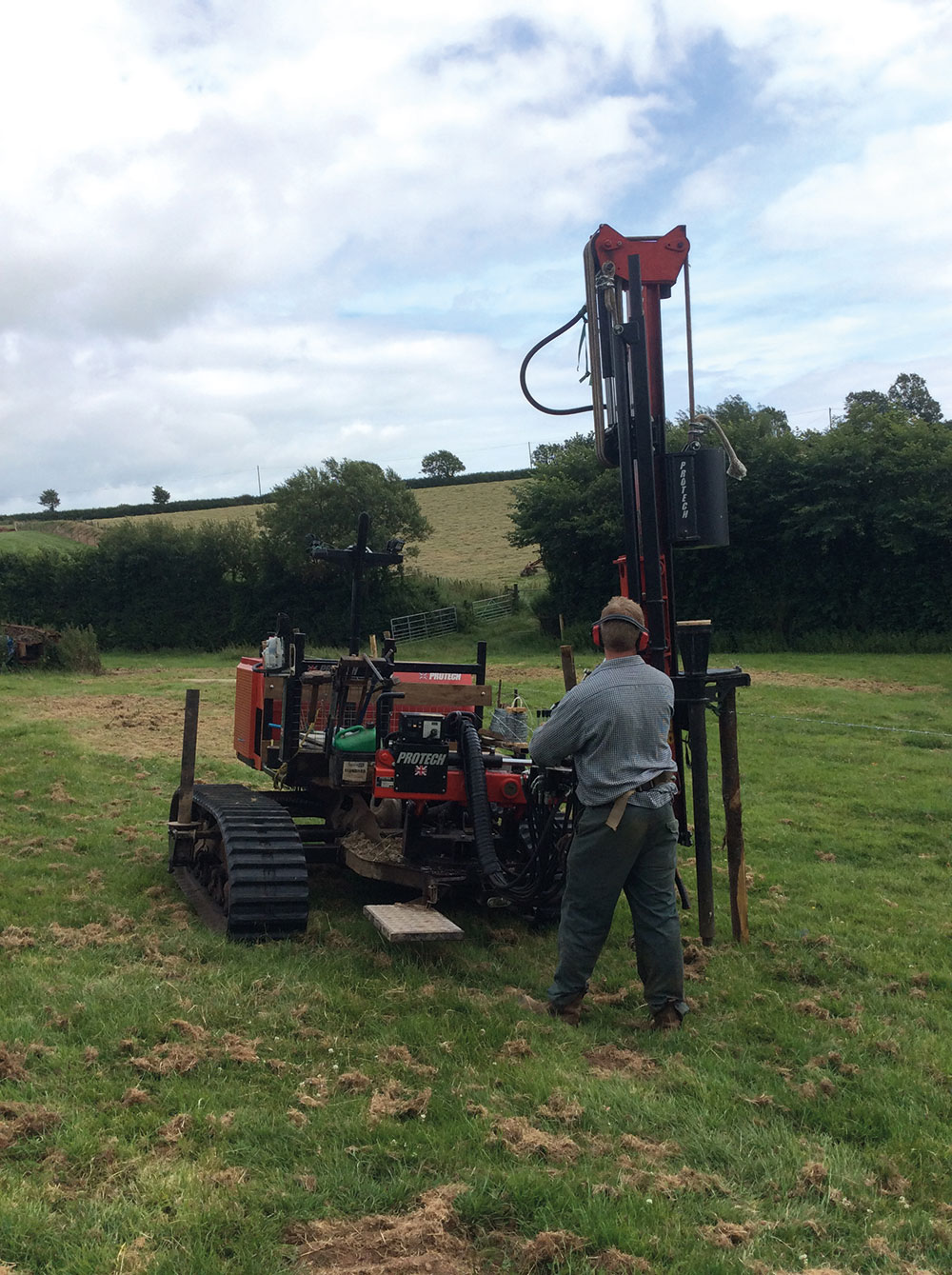 Ed strong with Protech Fencing and Landscaping News